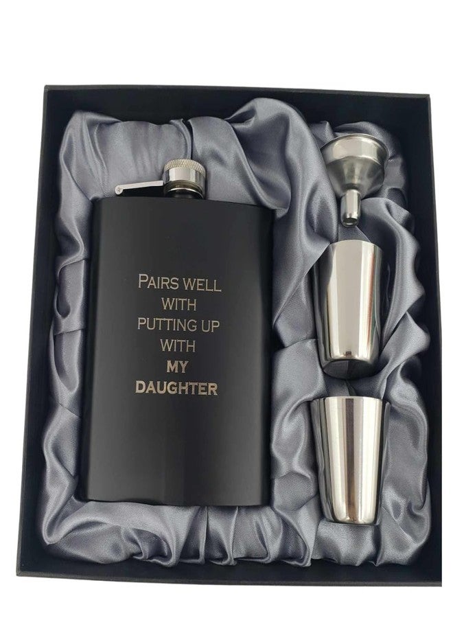 Pretty Inappropriate Son in Law Gifts Funny Flask, Son in Law Gifts from Mother in Law, Son-in-Law Present on Wedding Day, Presents for Daughters Boyfriend, from Father in Law, (My) - Image 1